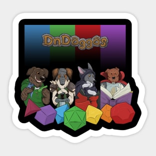 DnDoggos Party Dice Sticker